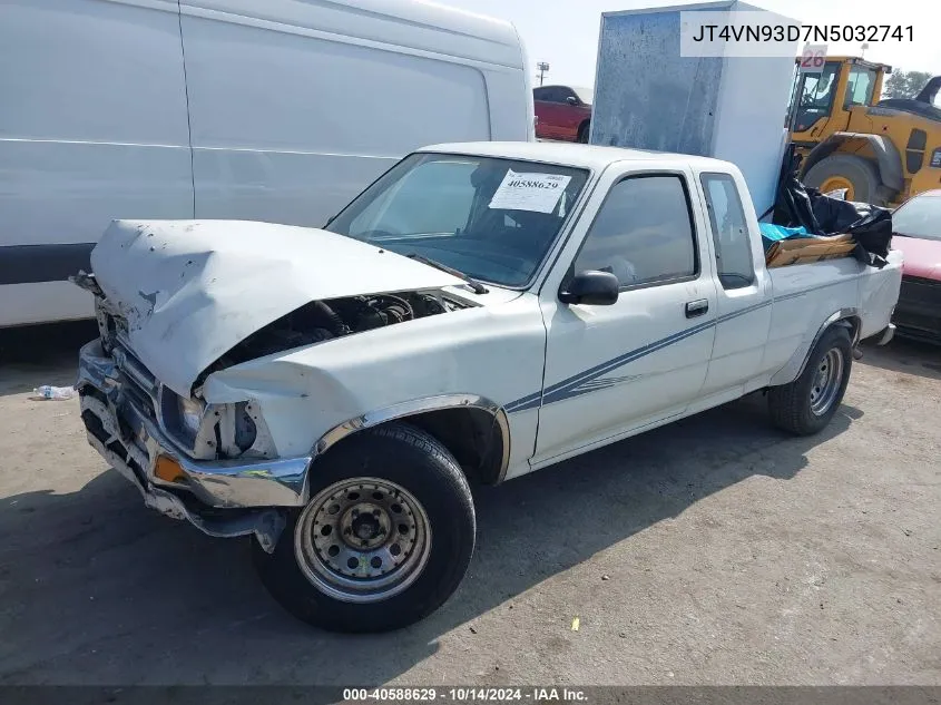 1992 Toyota Pickup 1/2 Ton Ex Lng Whlbse Dlx VIN: JT4VN93D7N5032741 Lot: 40588629