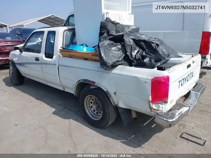 1992 Toyota Pickup 1/2 Ton Ex Lng Whlbse Dlx VIN: JT4VN93D7N5032741 Lot: 40588629