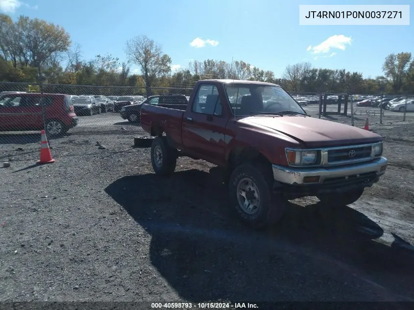 1992 Toyota Pickup 1/2 Ton Sht Wheelbase Dlx VIN: JT4RN01P0N0037271 Lot: 40598793