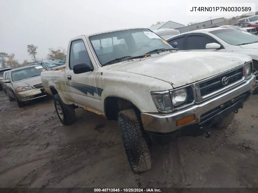 1992 Toyota Pickup 1/2 Ton Sht Wheelbase Dlx VIN: JT4RN01P7N0030589 Lot: 40713545