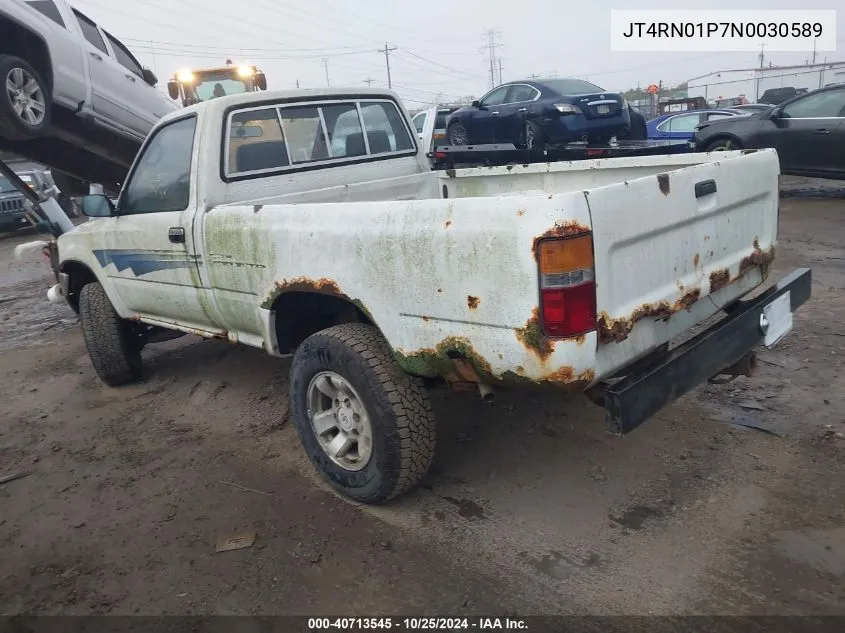 JT4RN01P7N0030589 1992 Toyota Pickup 1/2 Ton Sht Wheelbase Dlx