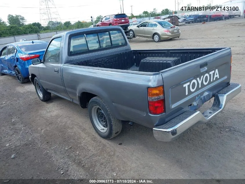 1993 Toyota Pickup 1/2 Ton Short Whlbse Dx VIN: 4TARN81P9PZ143100 Lot: 39863773