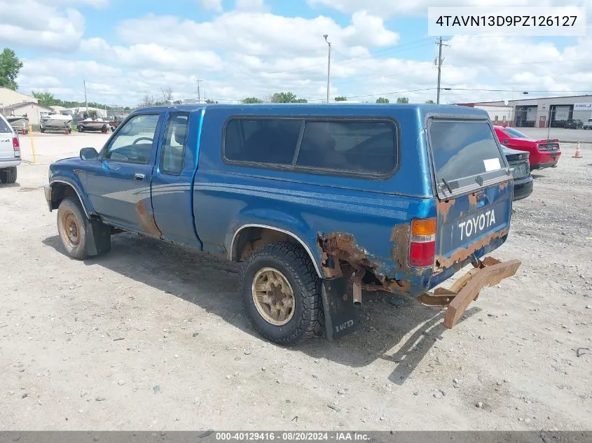 1993 Toyota Pickup 1/2 Ton Ex Long Whlbse Dx VIN: 4TAVN13D9PZ126127 Lot: 40129416