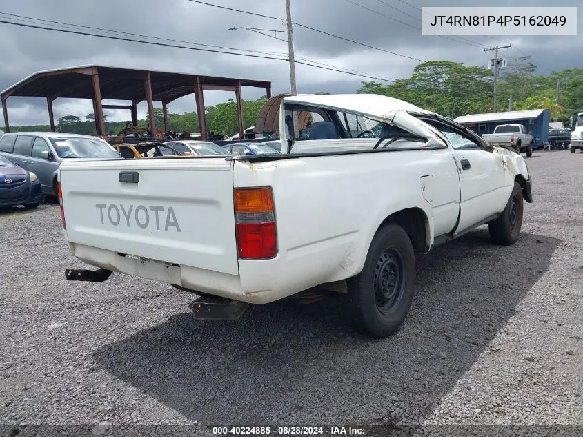 1993 Toyota Pickup 1/2 Ton Short Whlbse Dx VIN: JT4RN81P4P5162049 Lot: 40224885