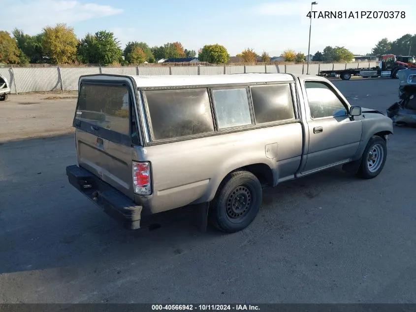 1993 Toyota Pickup 1/2 Ton Short Whlbase Stb VIN: 4TARN81A1PZ070378 Lot: 40566942