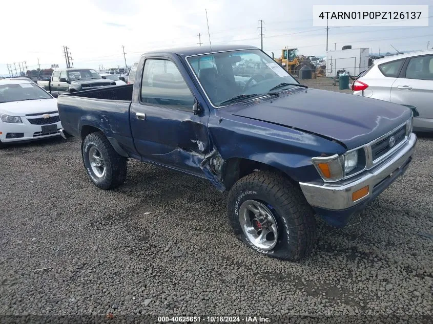 1993 Toyota Pickup 1/2 Ton Short Whlbse Dx VIN: 4TARN01P0PZ126137 Lot: 40625651