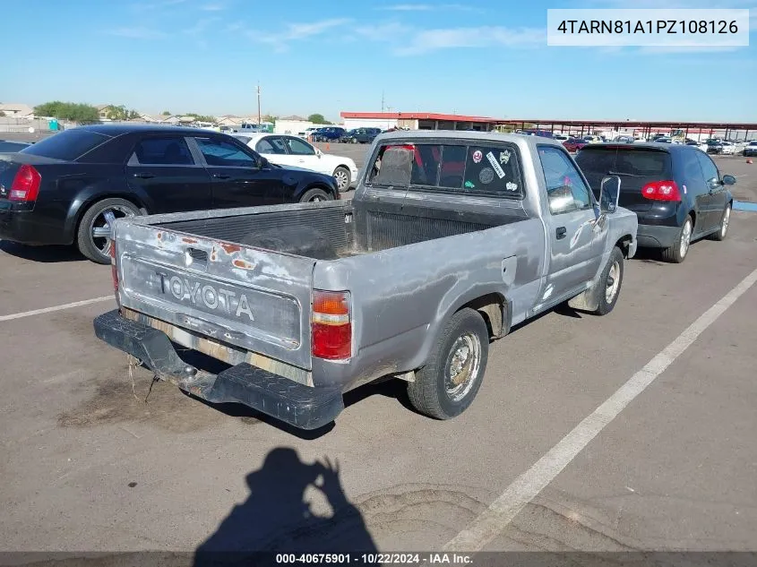 1993 Toyota Pickup 1/2 Ton Short Whlbase Stb VIN: 4TARN81A1PZ108126 Lot: 40675901