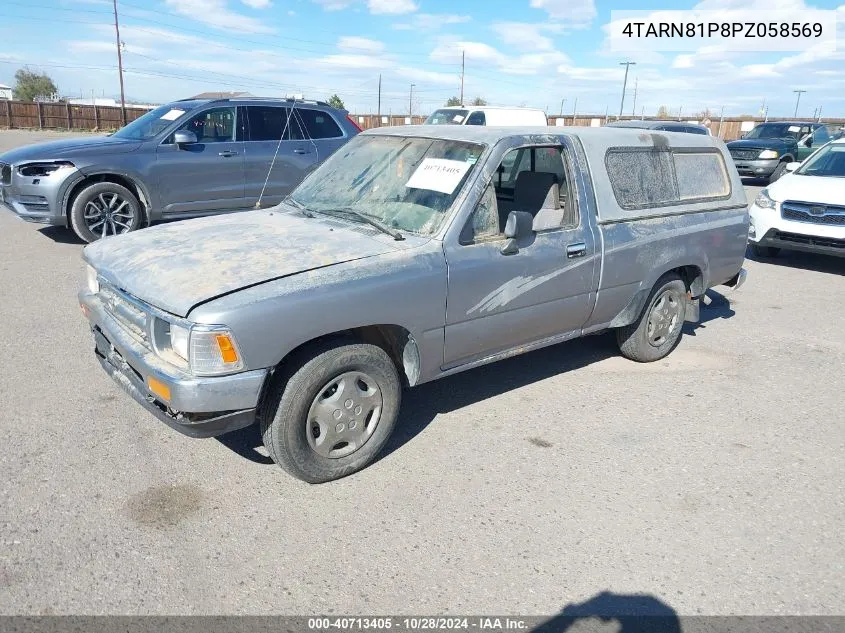 1993 Toyota Pickup 1/2 Ton Short Whlbse Dx VIN: 4TARN81P8PZ058569 Lot: 40713405