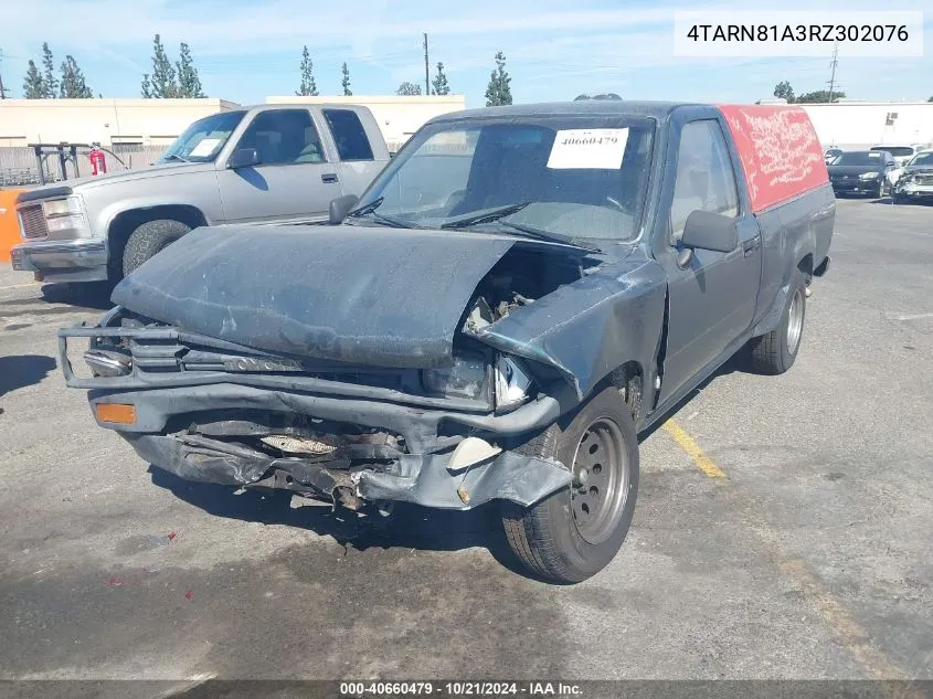 1994 Toyota Pickup 1/2 Ton Short Whlbase Stb VIN: 4TARN81A3RZ302076 Lot: 40660479