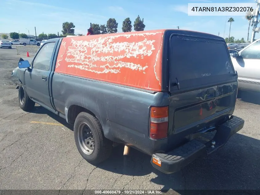 1994 Toyota Pickup 1/2 Ton Short Whlbase Stb VIN: 4TARN81A3RZ302076 Lot: 40660479