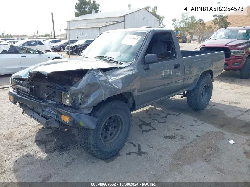 1994 Toyota Pickup 1/2 Ton Short Whlbase Stb VIN: 4TARN81A5RZ254578 Lot: 40667662