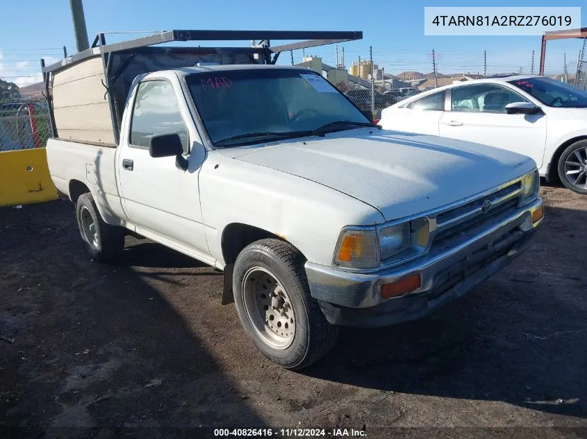 1994 Toyota Pickup 1/2 Ton Short Whlbase Stb VIN: 4TARN81A2RZ276019 Lot: 40826416