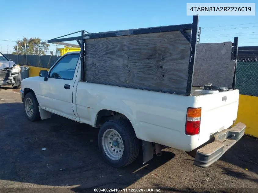 1994 Toyota Pickup 1/2 Ton Short Whlbase Stb VIN: 4TARN81A2RZ276019 Lot: 40826416