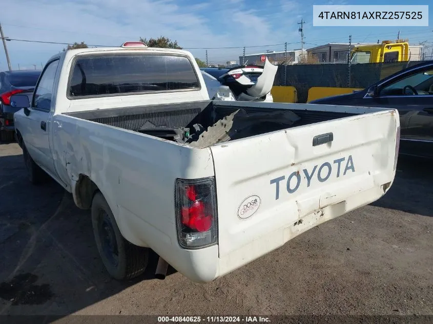 1994 Toyota Pickup 1/2 Ton Short Whlbase Stb VIN: 4TARN81AXRZ257525 Lot: 40840625