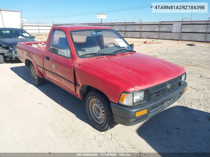 1994 Toyota Pickup 1/2 Ton Short Whlbase Stb VIN: 4TARN81A2RZ186398 Lot: 40864266