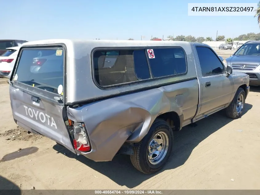 1995 Toyota Pickup 1/2 Ton Short Whlbase Stb VIN: 4TARN81AXSZ320497 Lot: 40554704