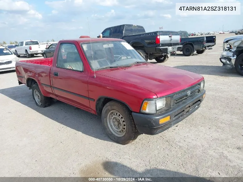 1995 Toyota Pickup 1/2 Ton Short Whlbase Stb VIN: 4TARN81A2SZ318131 Lot: 40730050