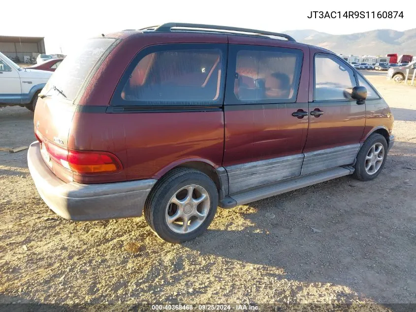 1995 Toyota Previa Le VIN: JT3AC14R9S1160874 Lot: 40368468