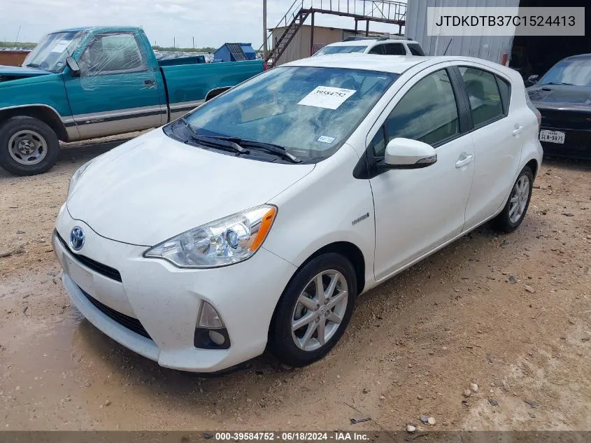 JTDKDTB37C1524413 2012 Toyota Prius C Four