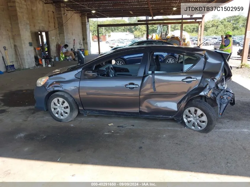 JTDKDTB37C1502959 2012 Toyota Prius C Three