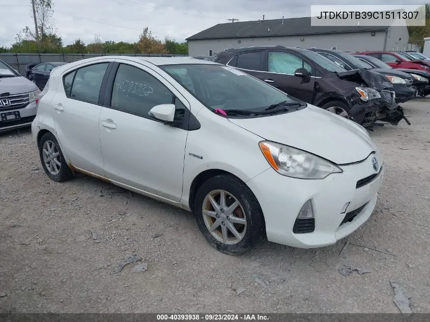 JTDKDTB39C1511307 2012 Toyota Prius C