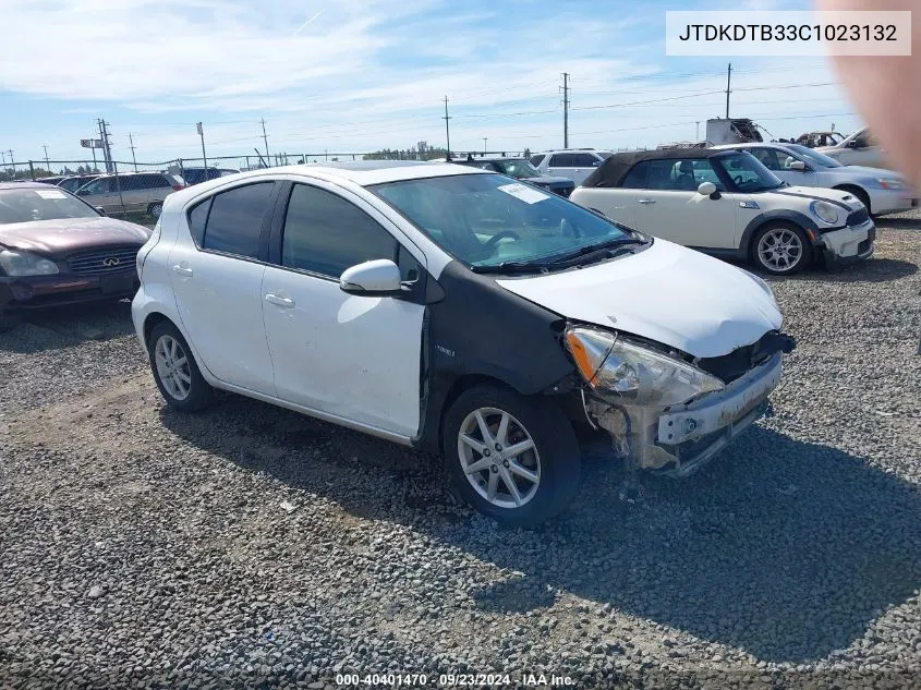 JTDKDTB33C1023132 2012 Toyota Prius C Four