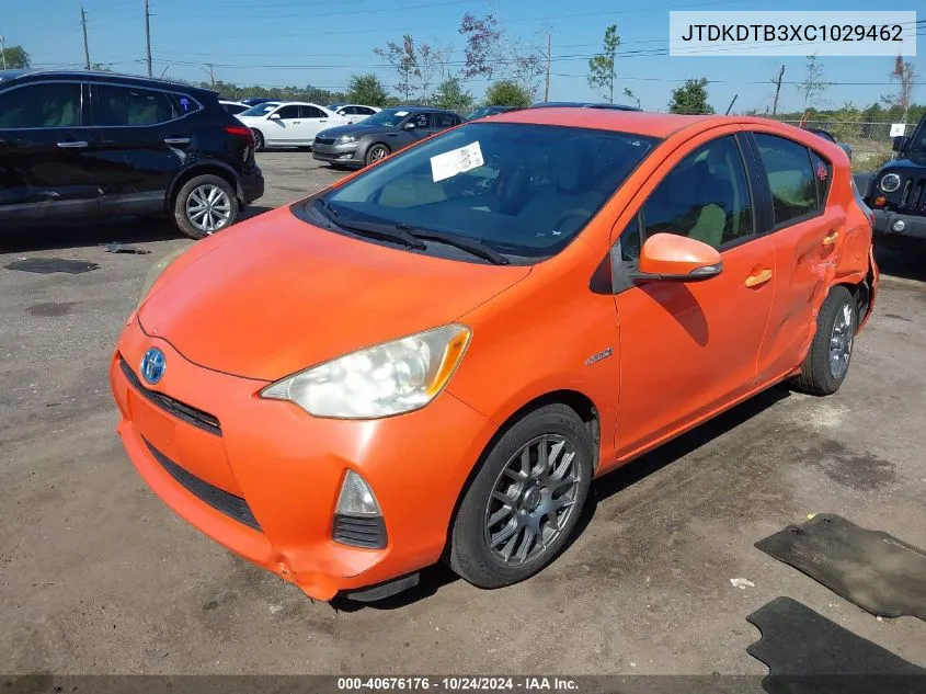 JTDKDTB3XC1029462 2012 Toyota Prius C