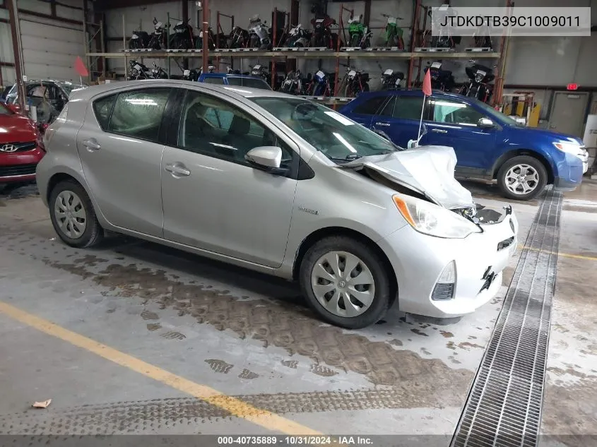 2012 Toyota Prius C Two VIN: JTDKDTB39C1009011 Lot: 40735889