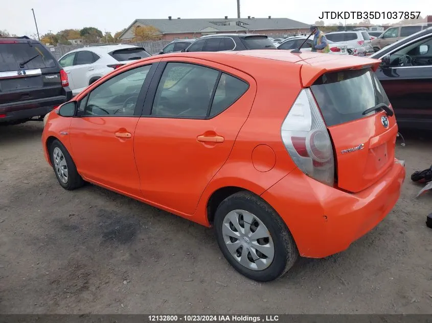 JTDKDTB35D1037857 2013 Toyota Prius C