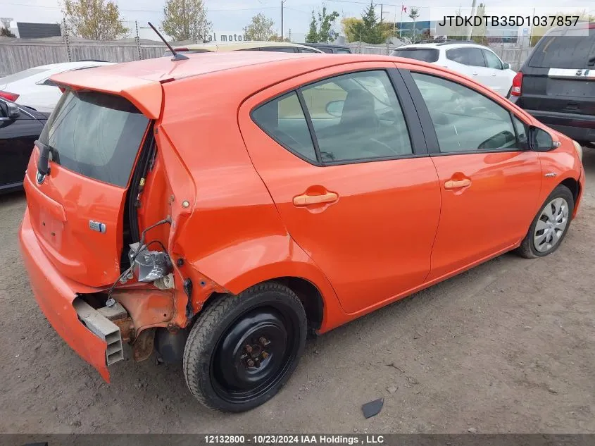 JTDKDTB35D1037857 2013 Toyota Prius C