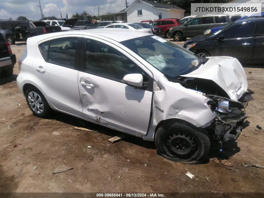 JTDKDTB3XD1549856 2013 Toyota Prius C One