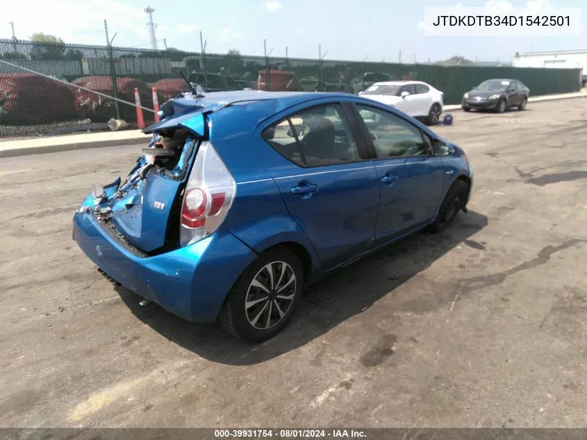 JTDKDTB34D1542501 2013 Toyota Prius C Two