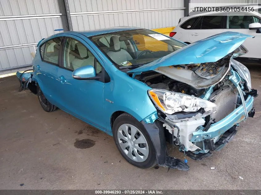 2013 Toyota Prius C One VIN: JTDKDTB36D1054456 Lot: 39946293