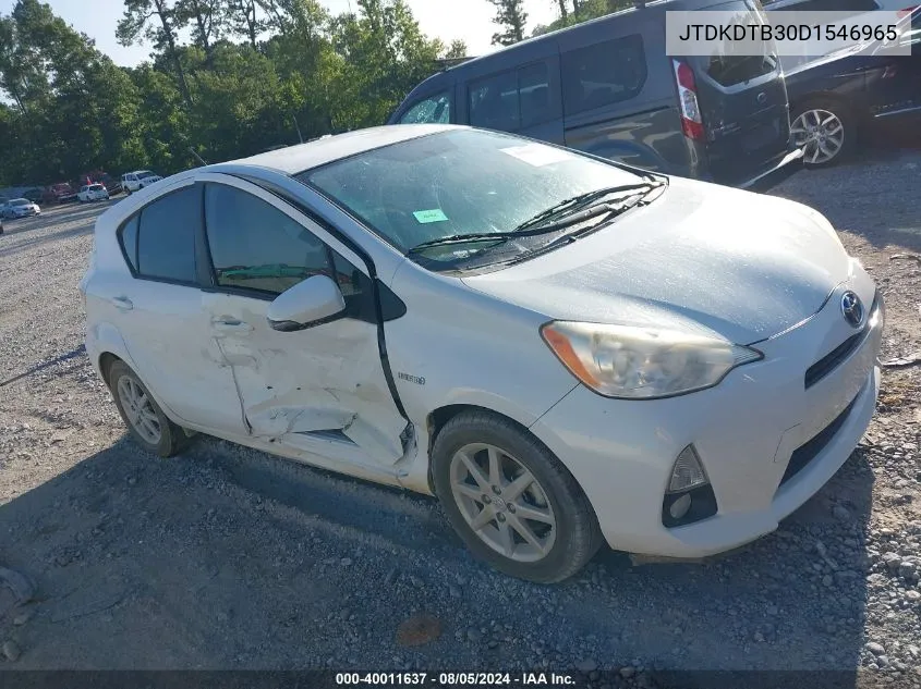 JTDKDTB30D1546965 2013 Toyota Prius C Four