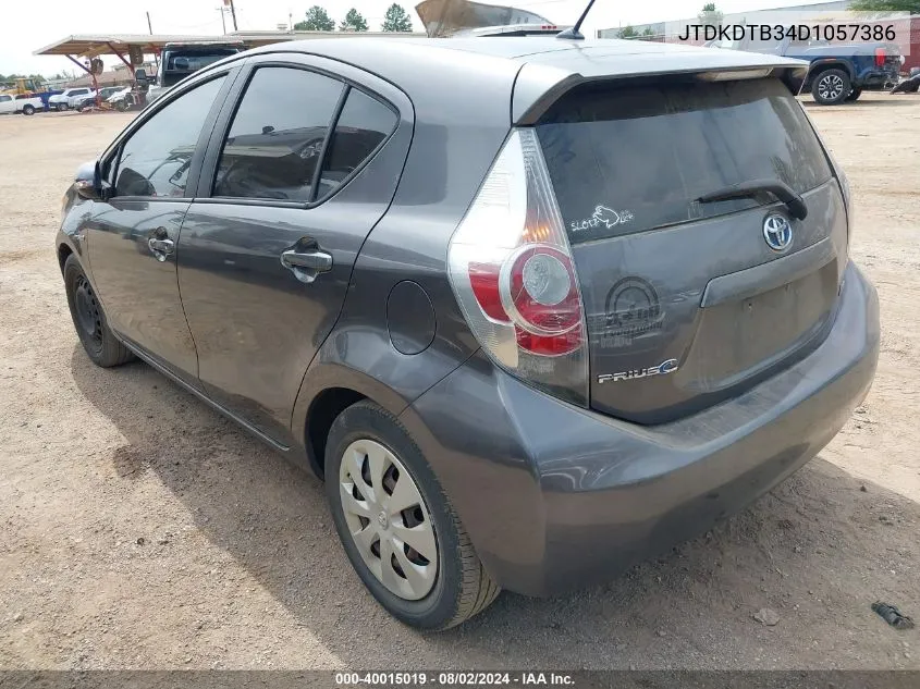 JTDKDTB34D1057386 2013 Toyota Prius C Two