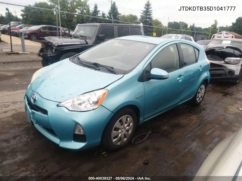 JTDKDTB35D1041777 2013 Toyota Prius C Two