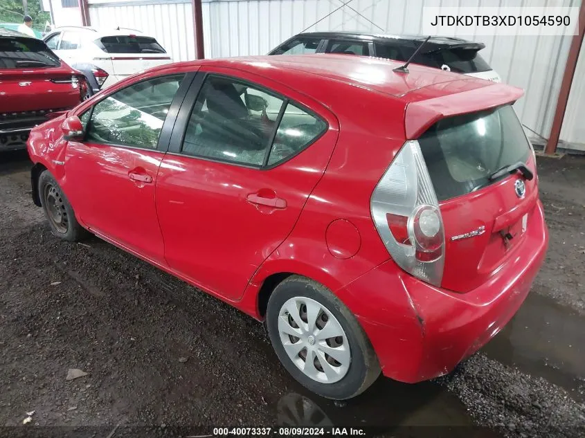 JTDKDTB3XD1054590 2013 Toyota Prius C Two