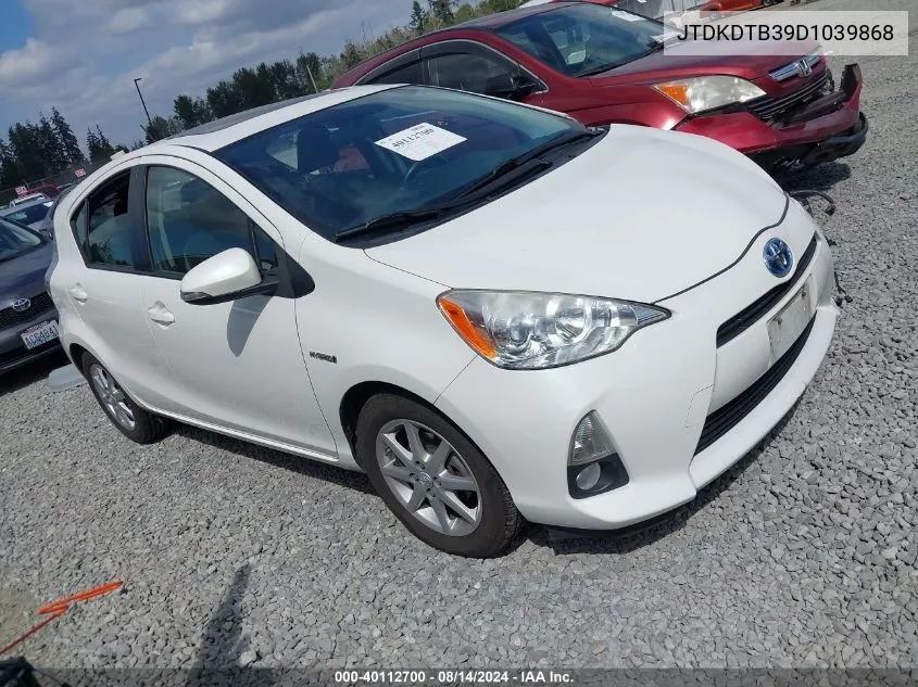 JTDKDTB39D1039868 2013 Toyota Prius C Four