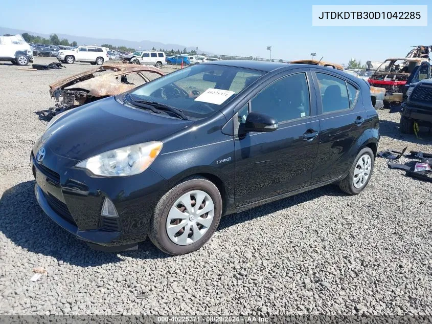 JTDKDTB30D1042285 2013 Toyota Prius C Two