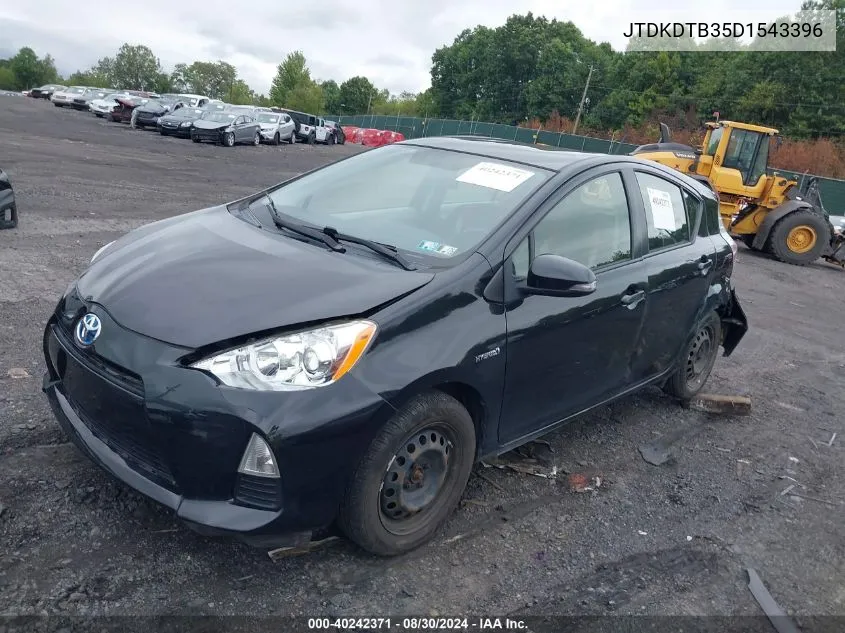 2013 Toyota Prius C Two VIN: JTDKDTB35D1543396 Lot: 40242371