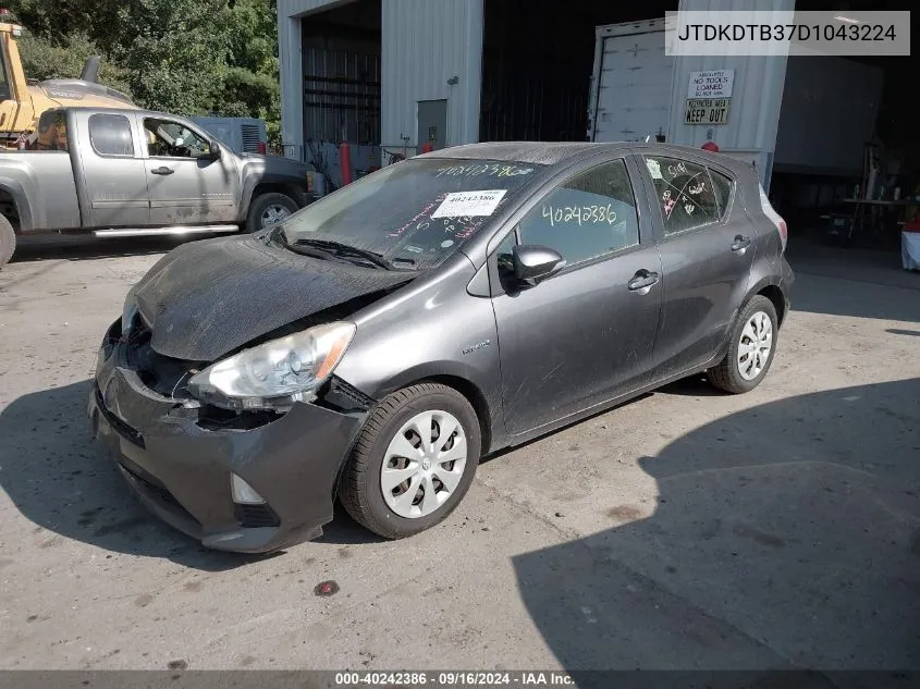 JTDKDTB37D1043224 2013 Toyota Prius C One