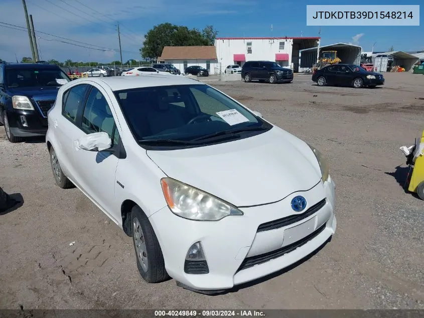 JTDKDTB39D1548214 2013 Toyota Prius C One