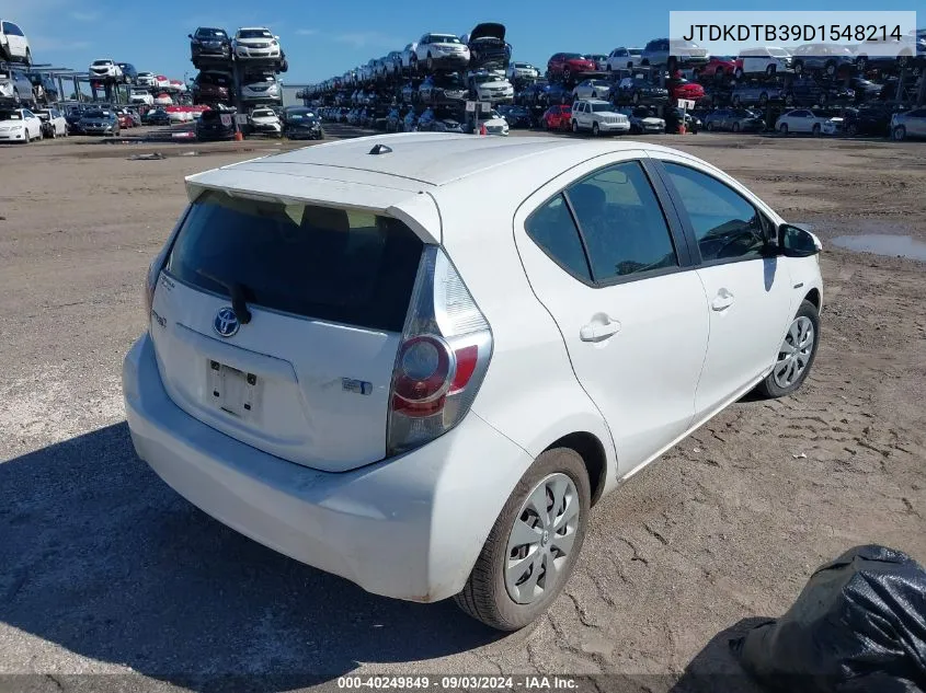 JTDKDTB39D1548214 2013 Toyota Prius C One