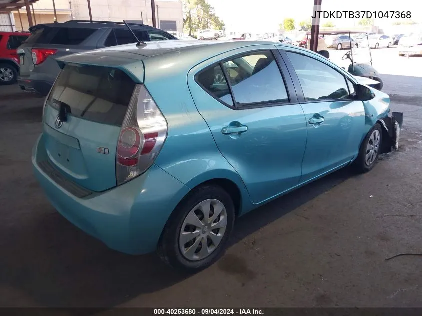 JTDKDTB37D1047368 2013 Toyota Prius C