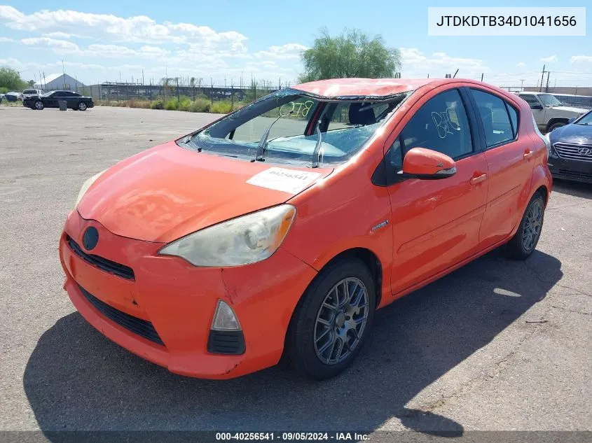 2013 Toyota Prius C Two VIN: JTDKDTB34D1041656 Lot: 40256541