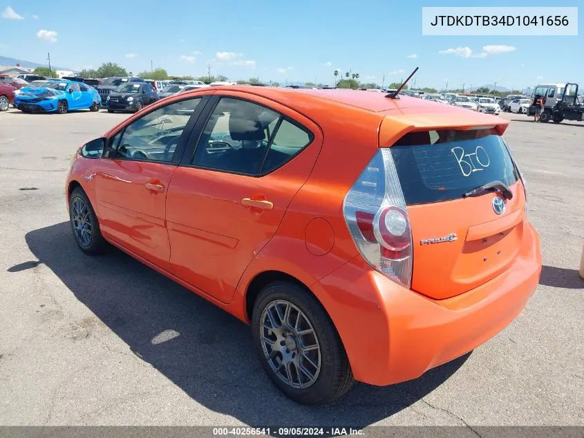 2013 Toyota Prius C Two VIN: JTDKDTB34D1041656 Lot: 40256541