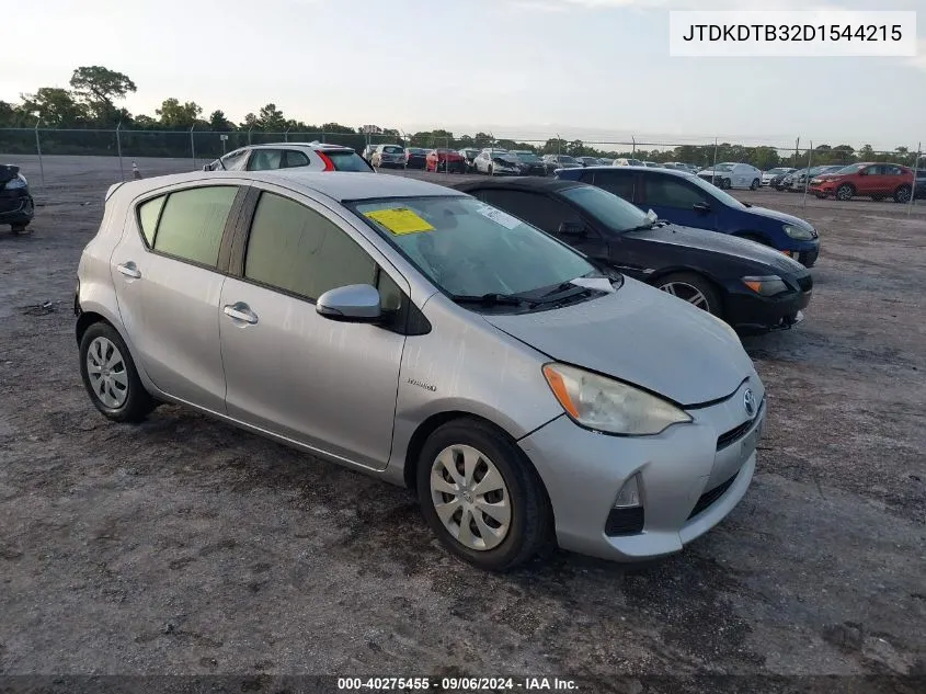 2013 Toyota Prius C VIN: JTDKDTB32D1544215 Lot: 40275455