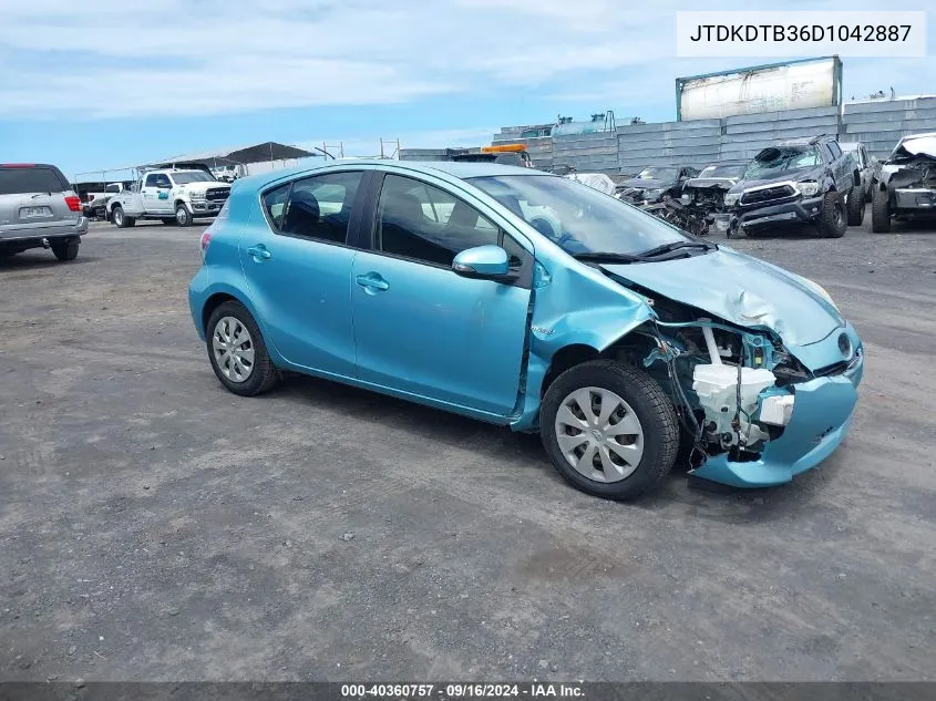 JTDKDTB36D1042887 2013 Toyota Prius C Four/One/Three/Two