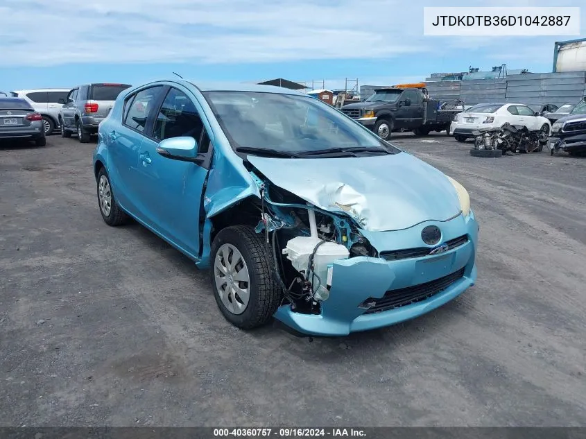 JTDKDTB36D1042887 2013 Toyota Prius C Four/One/Three/Two