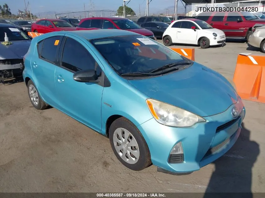 2013 Toyota Prius C One VIN: JTDKDTB30D1044280 Lot: 40385587